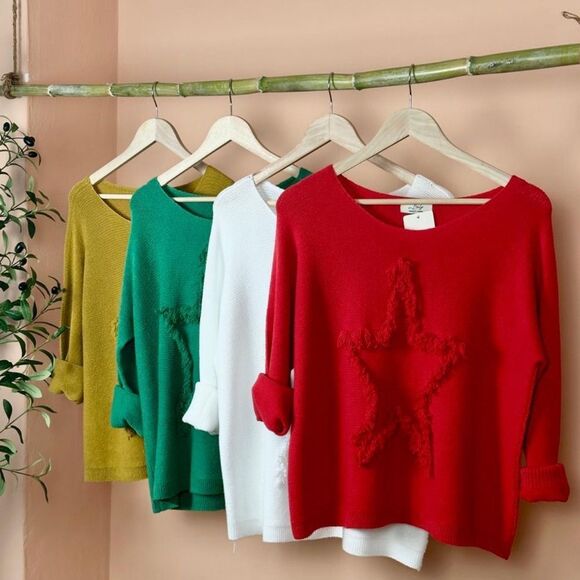 Made in Italy Star Sweater - Picture 3 of 5